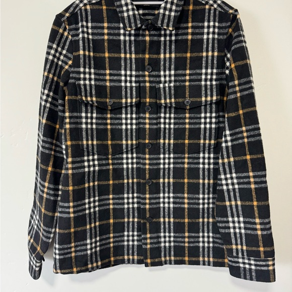 All Saints Other - Black and White Plaid Button-Up Shirt